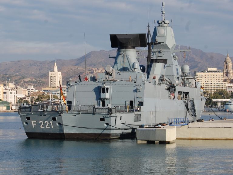 WARSHIP HESSEN, Military ops Schiffsdaten und aktuelle Position