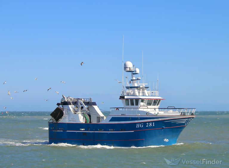 ELIN, Fishing vessel - Details and current position - MMSI 219027752 ...