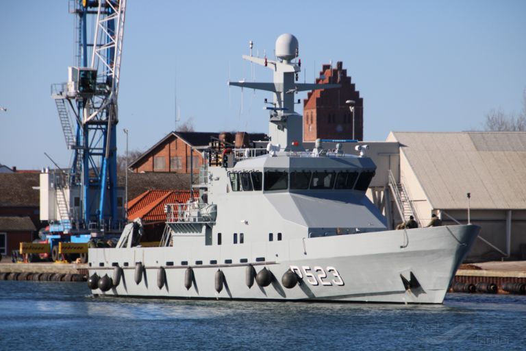 DNK NAVY PATROL P523, Military ops - Details and current position ...