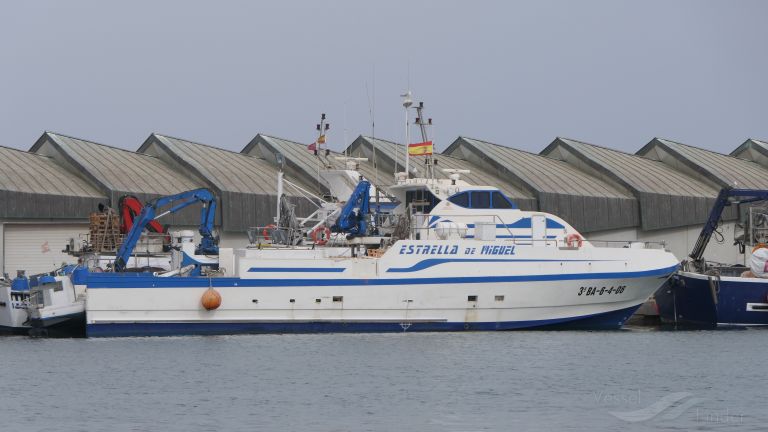 ESTRELLA DE MIGUEL, Fishing vessel - Detalles del buque y posición ...