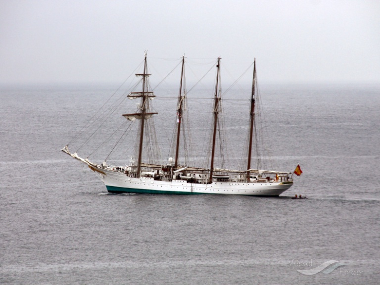 JS ELCANO, Sailing vessel Detalles del buque y posición actual MMSI