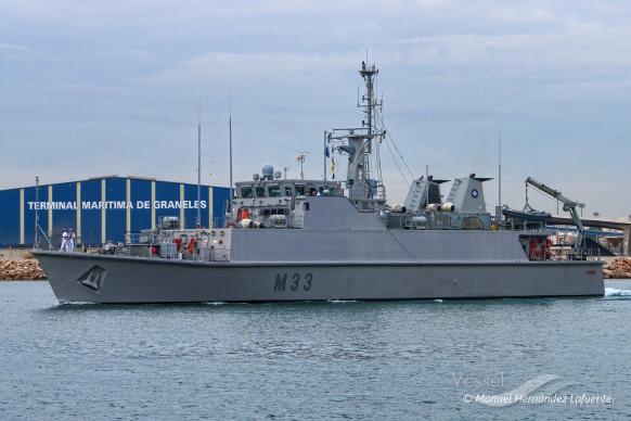 NATO WARSHIP M33, Military ops - Detalles del buque y posición actual ...