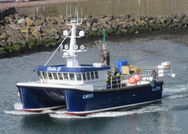 BELLA B, Fishing vessel - Details and current position - MMSI 232030167 -  VesselFinder
