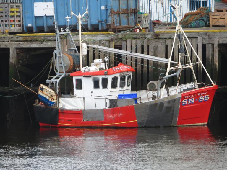EMILY ROSE, Fishing vessel - Detalles del buque y posición actual ...