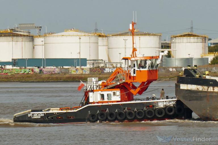 GPS ARCADIA, Tug Details and current position MMSI 235115658