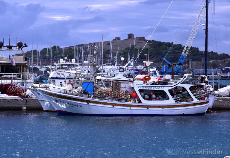 KAPETAN MANOLIS PS, Fishing vessel - Details and current position ...
