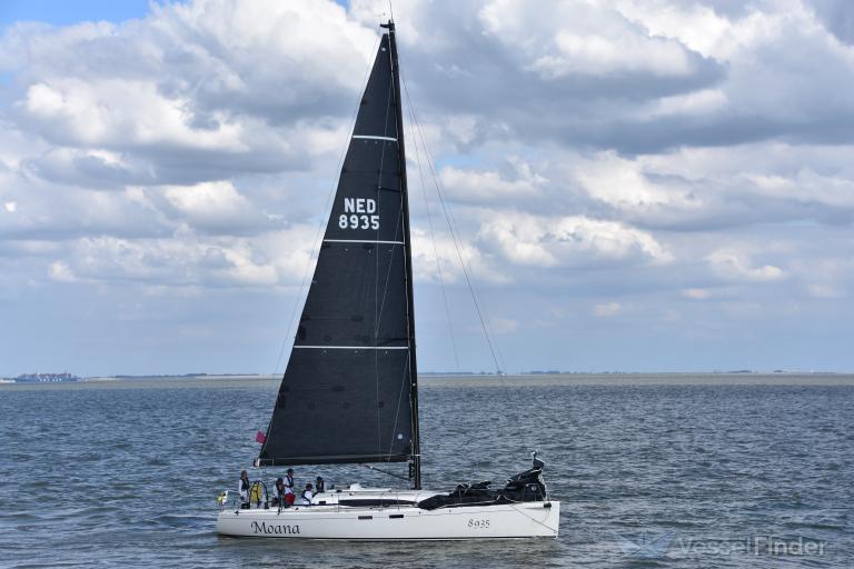 MOANA, Sailing vessel Details and current position MMSI 244013582