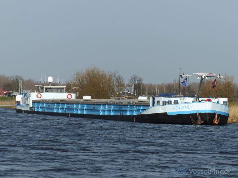 HEAVENLY, Cargo ship Details and current position ENI 02322125