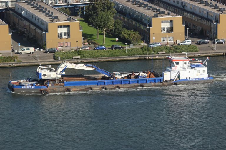 VOLKERAK, Dredging or UW ops Details and current position MMSI