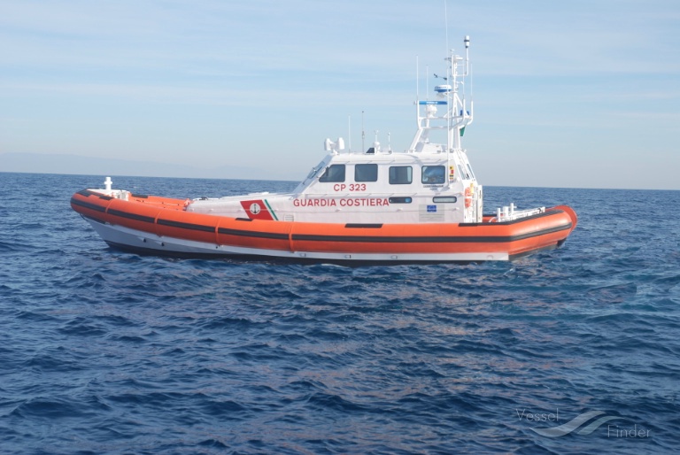 CP 323, SAR Dettagli della nave e posizione attuale MMSI 247344900