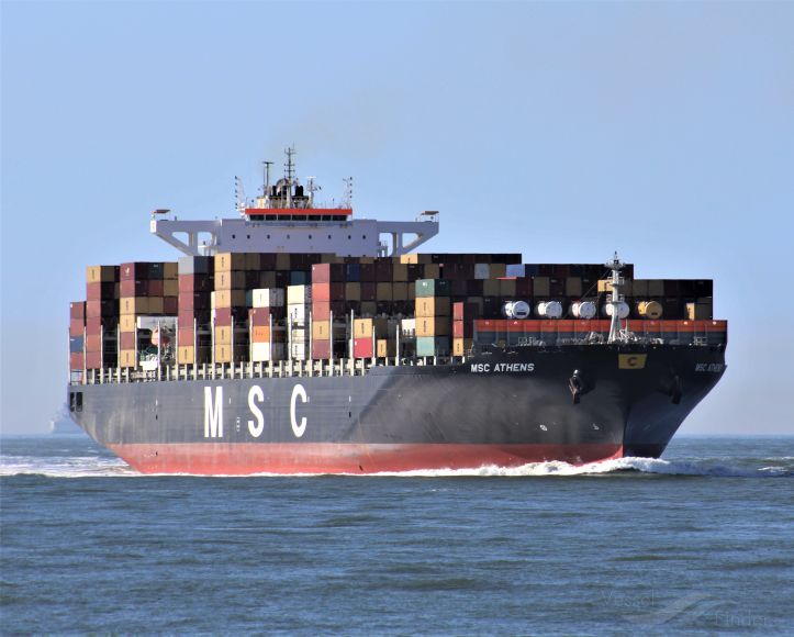 MSC ATHENS, Container Ship Details and current position IMO 9618305