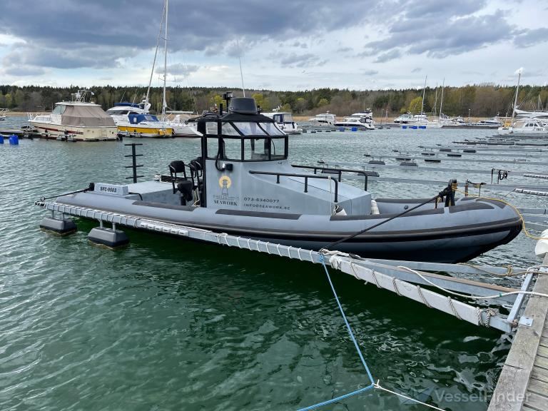SEAWORK, HSC - Details and current position - MMSI 265669730 - VesselFinder
