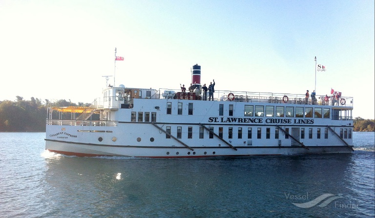 CANADIAN EMPRESS, Passenger ship Details and current position MMSI