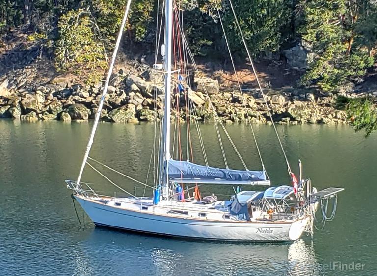 NAIDA, Sailing vessel Details and current position MMSI 316009847 VesselFinder