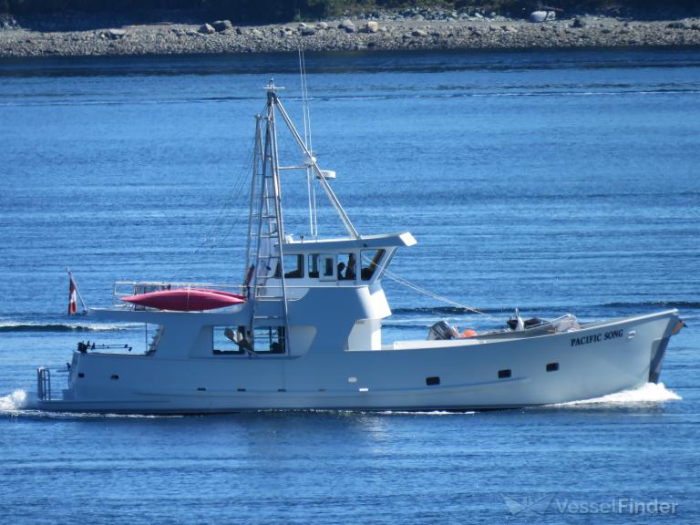 PACIFIC SONG, Pleasure craft - Details and current position