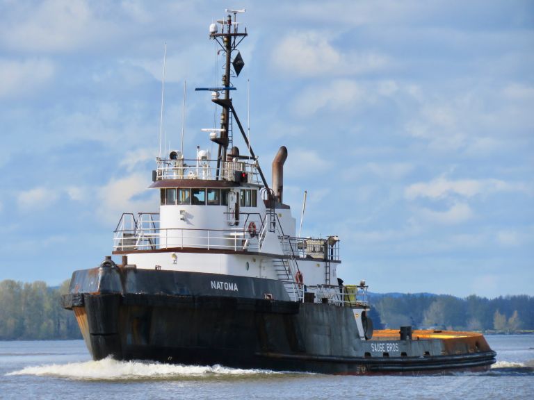 NATOMA, Tug Details and current position IMO 7420455 VesselFinder
