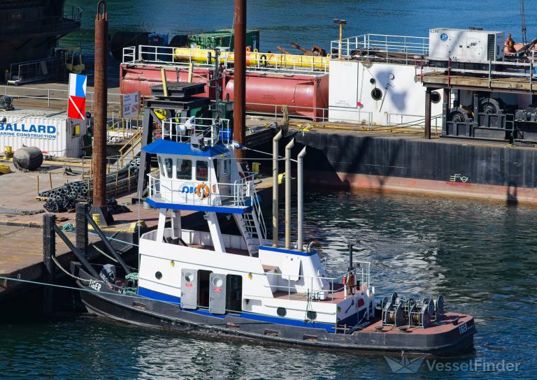 TIGER, Towing vessel Details and current position MMSI 367441530