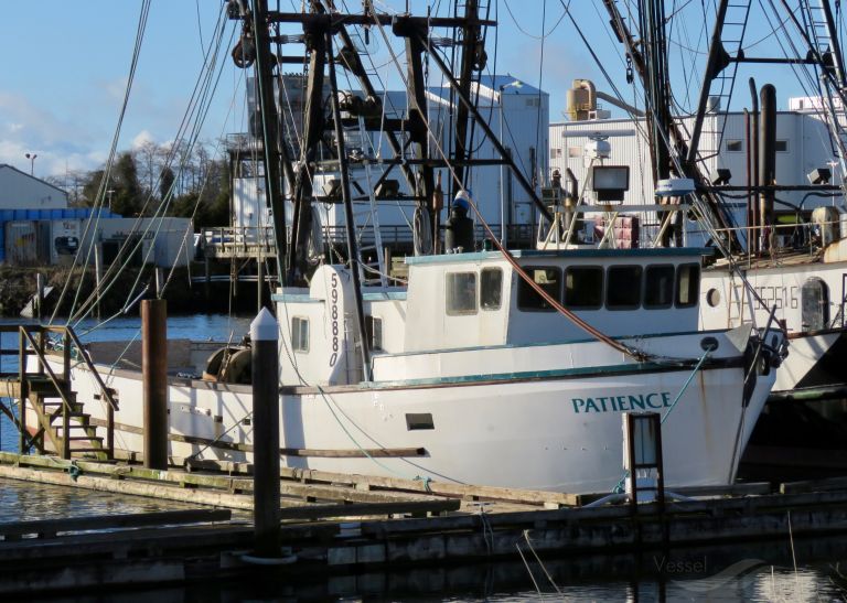 PATIENCE, Fishing vessel - Details and current position - MMSI ...