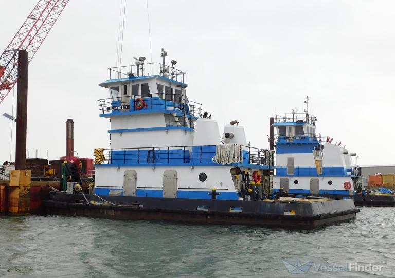 FLORENCE T, Tug Details and current position MMSI 367728310