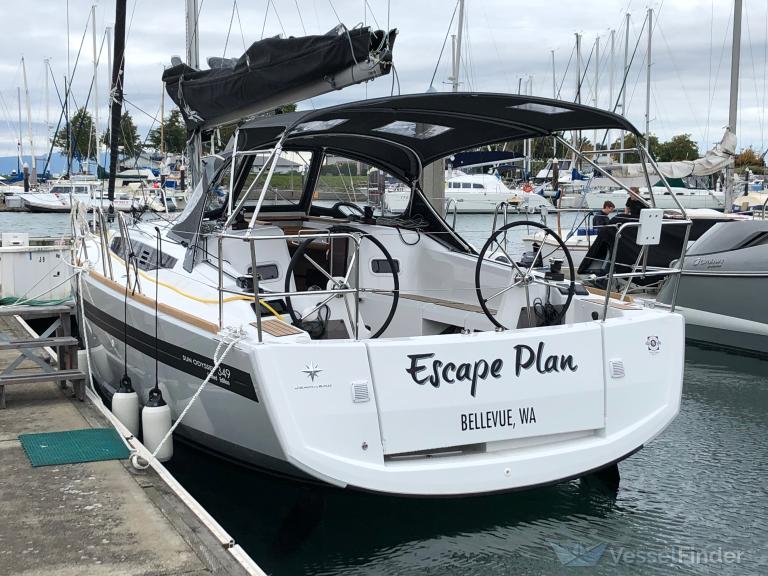 ESCAPE PLAN, Sailing vessel Details and current position MMSI