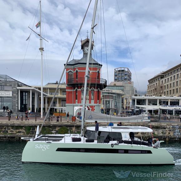 SAGE, Sailing vessel Details and current position MMSI 368259440