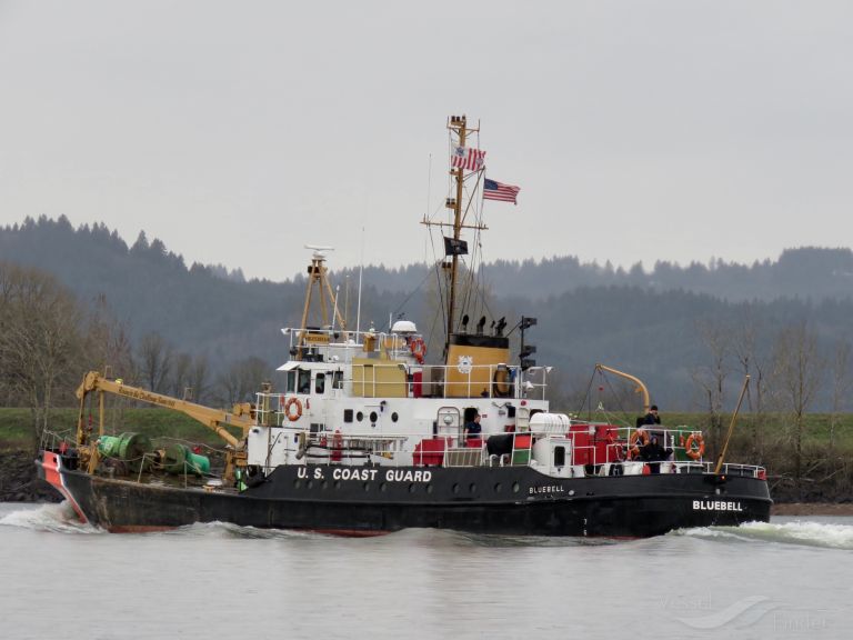 CG BLUEBELL, Law enforcment Details and current position MMSI