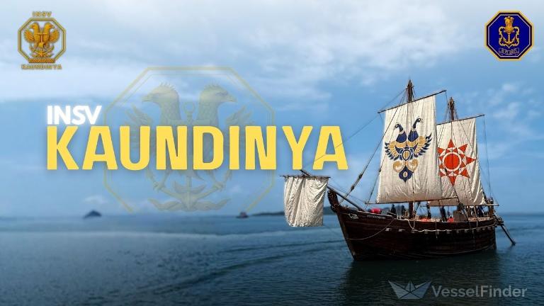 INSV KAUNDINYA, Sailing vessel - Details and current position - MMSI ...