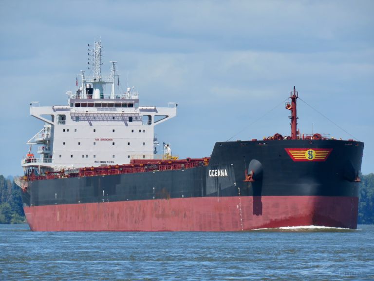 OCEANA, Bulk Carrier Scheepsdetails en huidige positie IMO 9667095