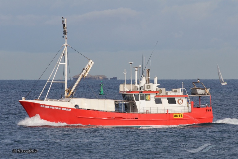 ASHBURTON ROAD, Fishing vessel Details and current position MMSI