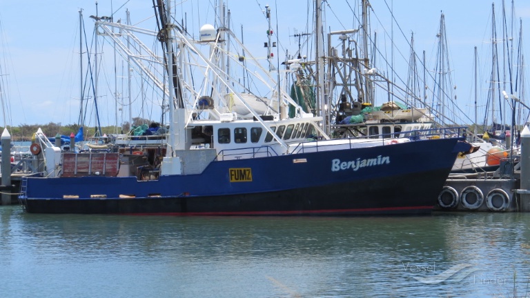 F.V BENJAMIN, Fishing vessel - Details and current position - MMSI ...