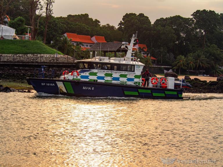 MPA 6, Pilot - Details and current position - MMSI 563070960 - VesselFinder