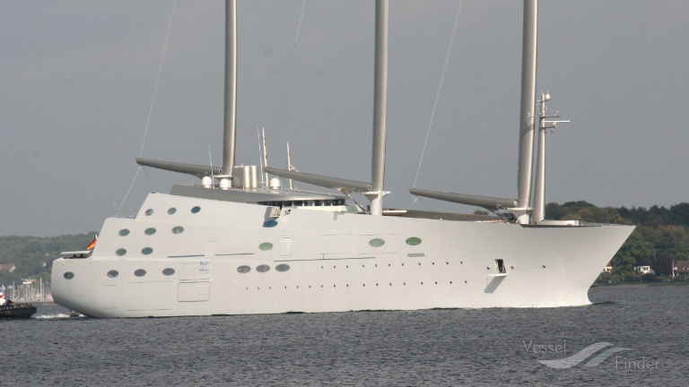 sailing yacht a vesselfinder