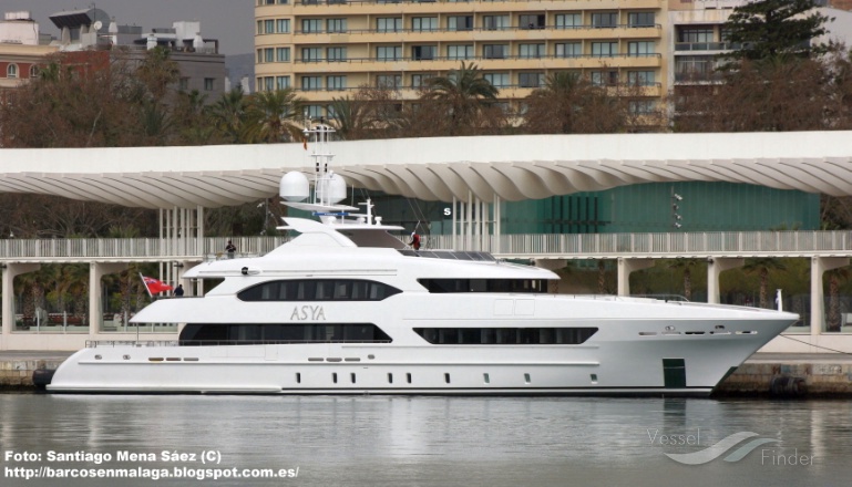 Asya Yacht Details And Current Position Imo 1012440 Mmsi 319564000 Vesselfinder