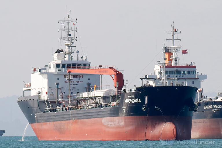 ARUNDINA, Bunkering Tanker - Details And Current Position - IMO 1014498 ...