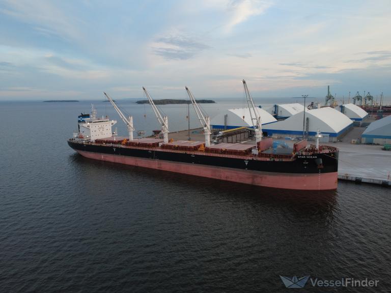 STAR OCEAN, Bulk Carrier - Details and current position - IMO 1016484 ...