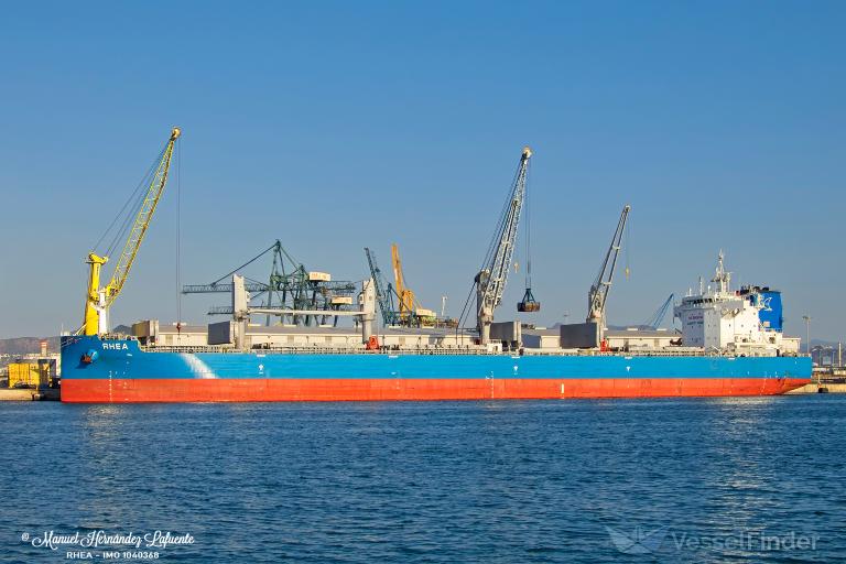 RHEA, Bulk Carrier - Details and current position - IMO 1040368 ...