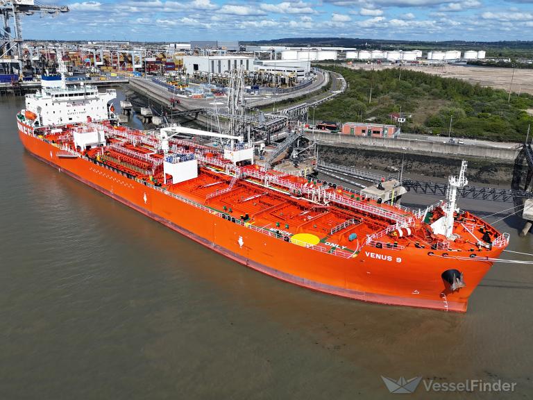 VENUS 9, Chemical/Oil Products Tanker - Details and current