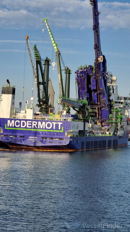 MCDERMOTT DERRICK BARGE NO.32, Crane Ship - Details and current ...