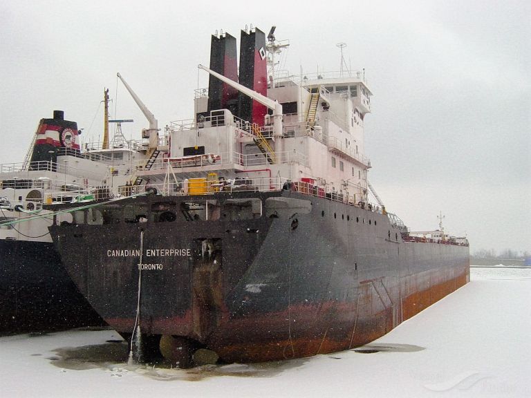 ALGOMA ENTERPRISE, Self Discharging Bulk Carrier Details and current