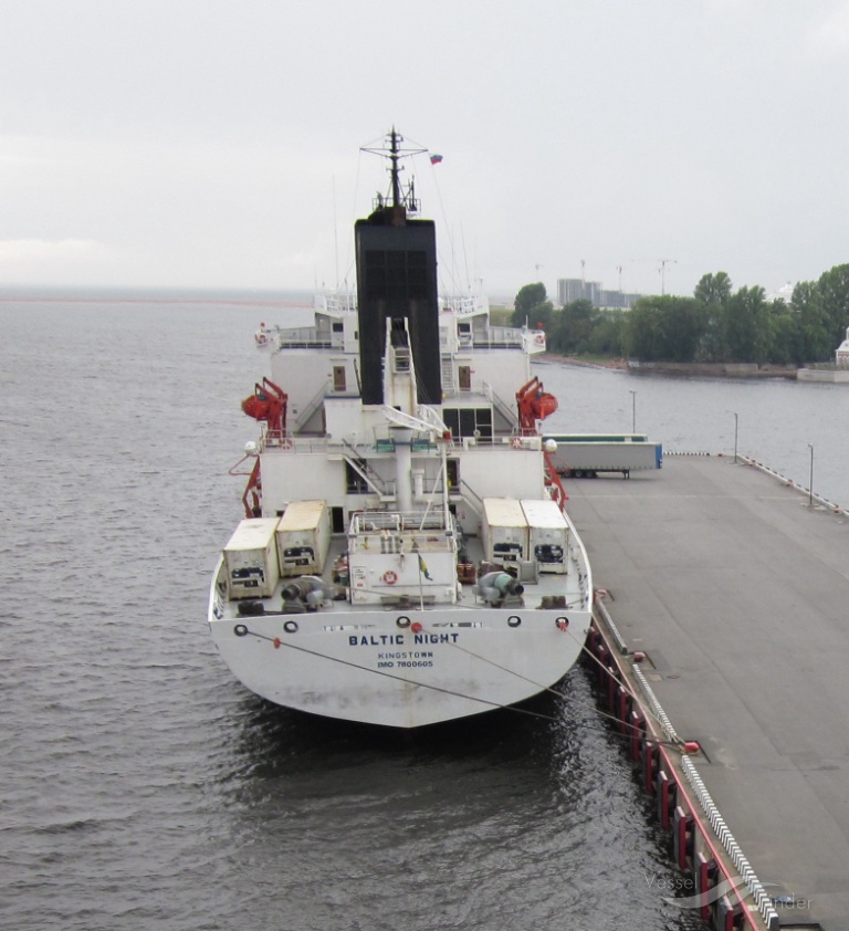 BALTIC NIGHT, Refrigerated Cargo Ship - Details and current position ...