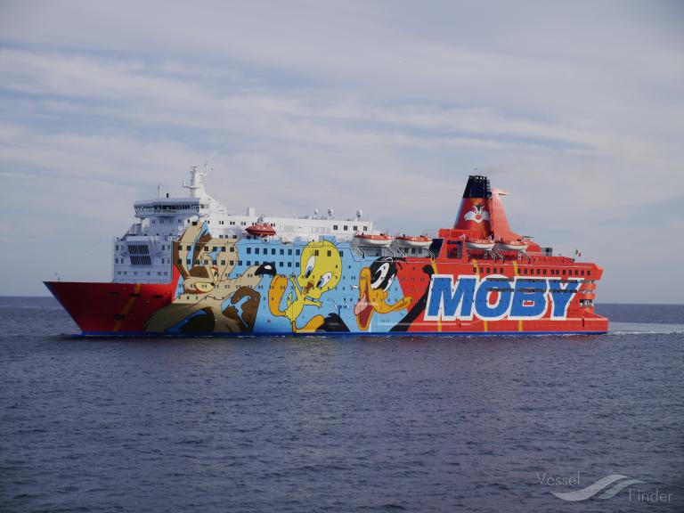 Moby Dada Passengerro Ro Cargo Ship Данные судна и текущее