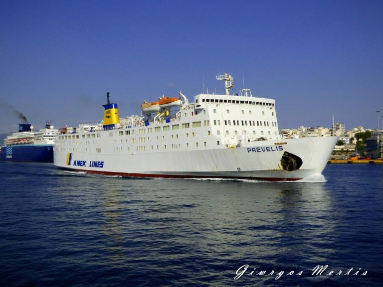 Prevelis Current Position Passenger Ro Ro Cargo Ship Imo Vesselfinder