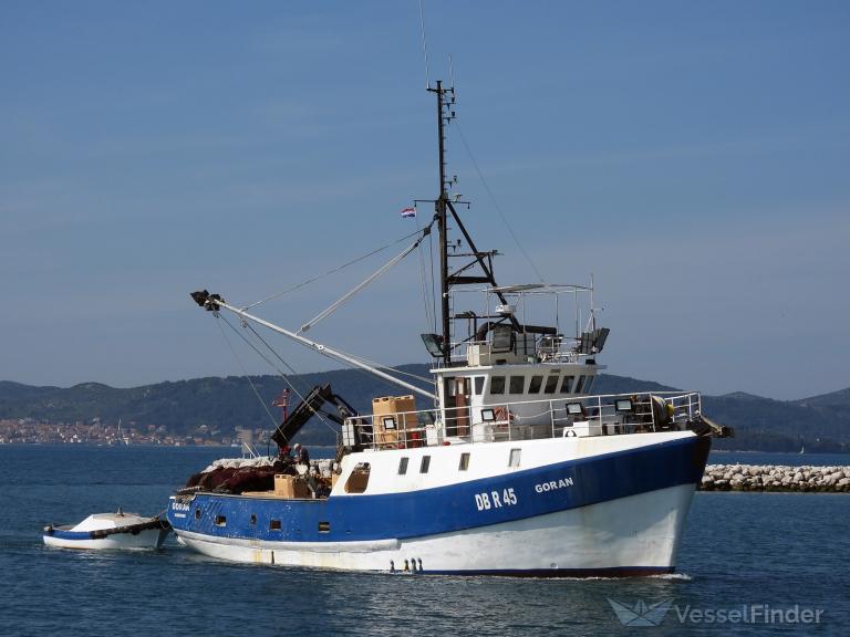 GORAN, Fishing Vessel - Details and current position - IMO 8215120 -  VesselFinder