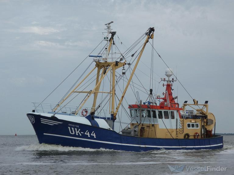 UK44 GRIETJE, Fishing Vessel - Details and current position - IMO ...