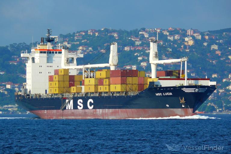 MSC LUCIA, Container Ship - Skibsdetaljer og nuværende position - IMO  8413887 MMSI 372045000 - VesselFinder