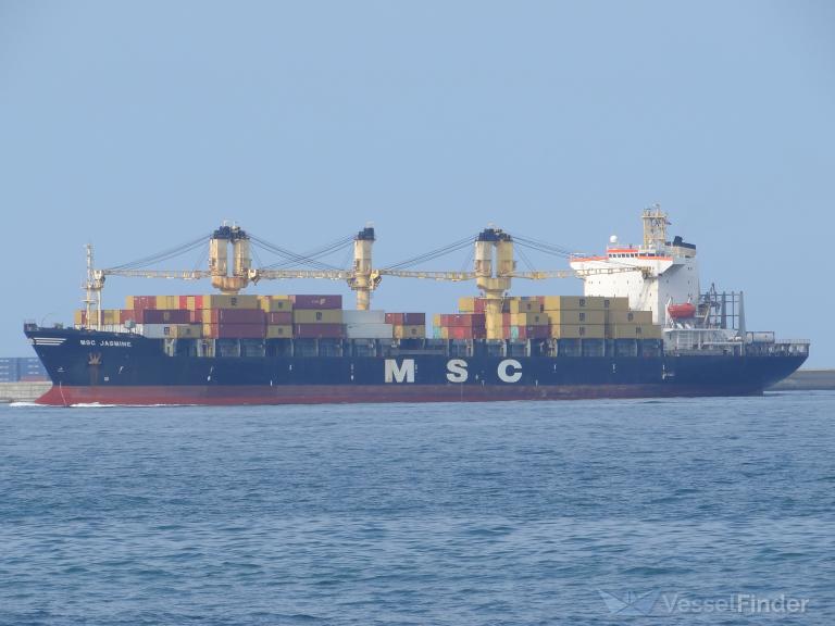 MSC JASMINE, Container Ship Details and current position IMO