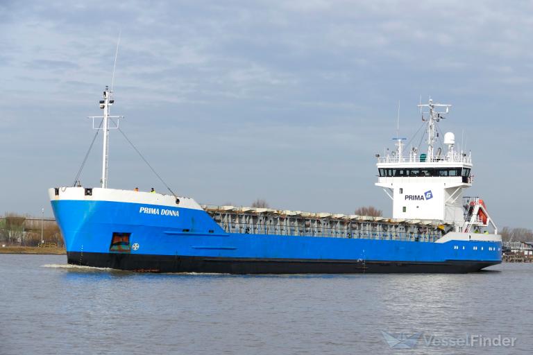 PRIMA DONNA, General Cargo Ship - Details and current position