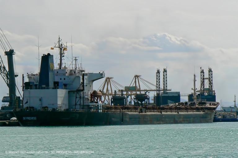 SD PROGRESS, Bulk Carrier Details and current position IMO 8806034