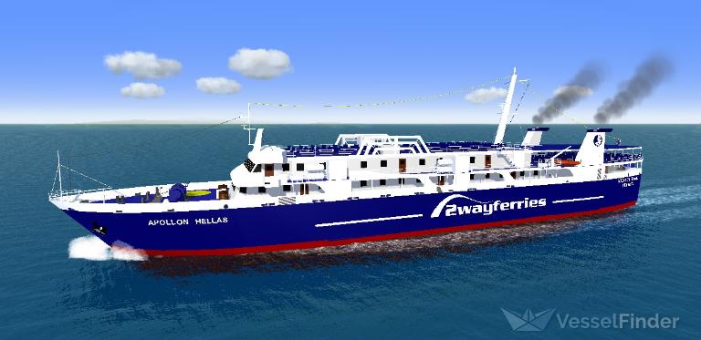 Apollon Hellas Passenger Ro Ro Cargo Ship Details And Current Position Imo Vesselfinder