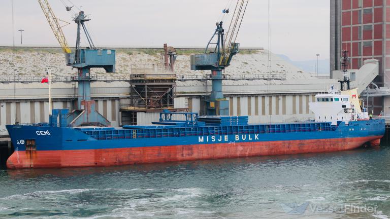 CEMILE, General Cargo Ship Details and current position IMO 8822612